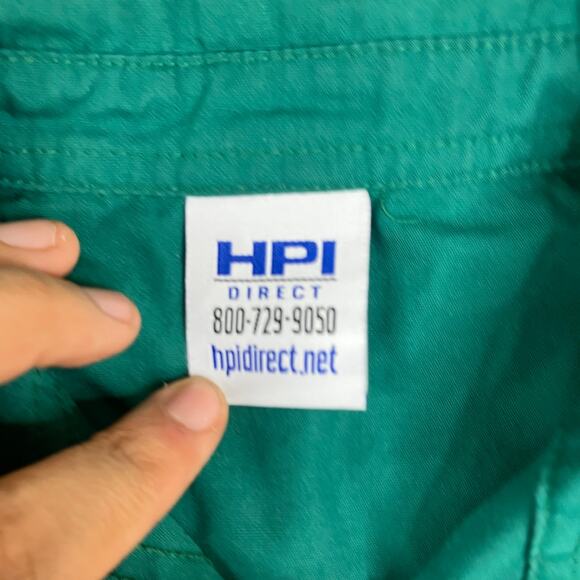 O'Reilly Auto Parts Shirt Womens Size S Green Short Sleeve Button Work Uniform - Picture 3 of 8